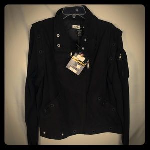 Jamie Sadock Black golf  jacket. Size M
